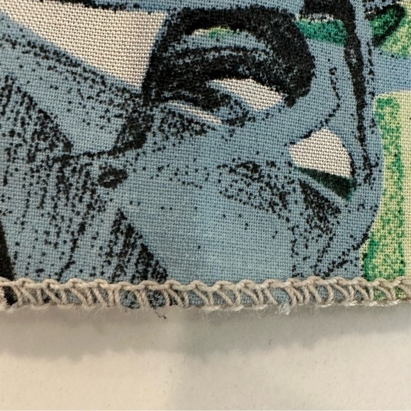 Beyond Capri Jungle Leaf Green and Cream Print Maxi Dress Linen Cotton Blend XXL - Picture 6 of 9